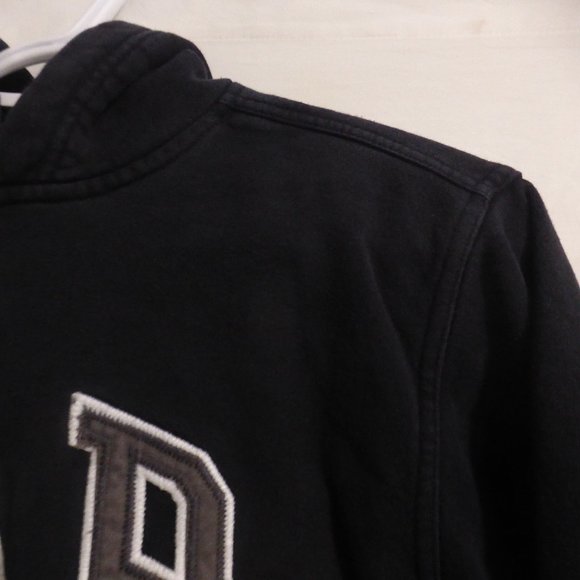 GAP KIDS, black hooded sweatshirt, kangaroo pockets, size small, GUC - Picture 6 of 11